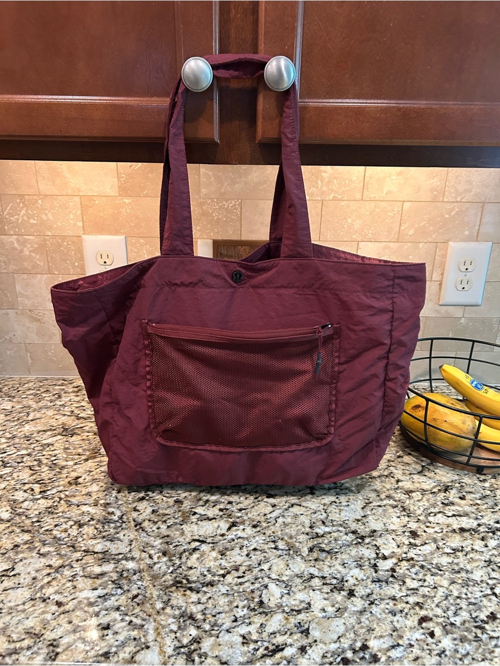 Burgundy Lululemon Pack the Pocket Tote 20L